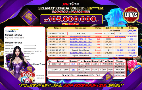 JNETOTO BUKTI JP AGUSTUS 23I