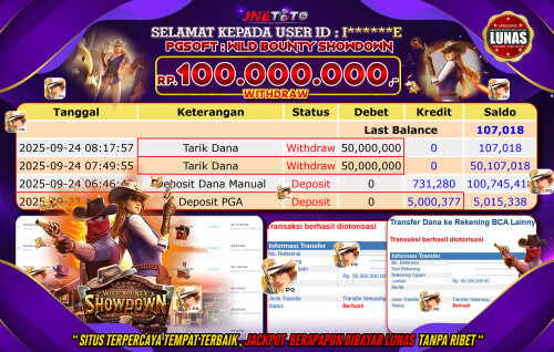 BUKTI JP JNETOTO SEPTEMBER 24D