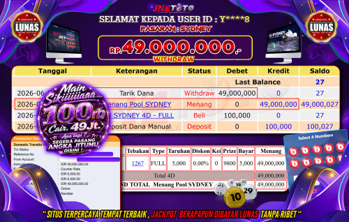 BUKTI JP JNETOTO 29 JUNI B 2026
