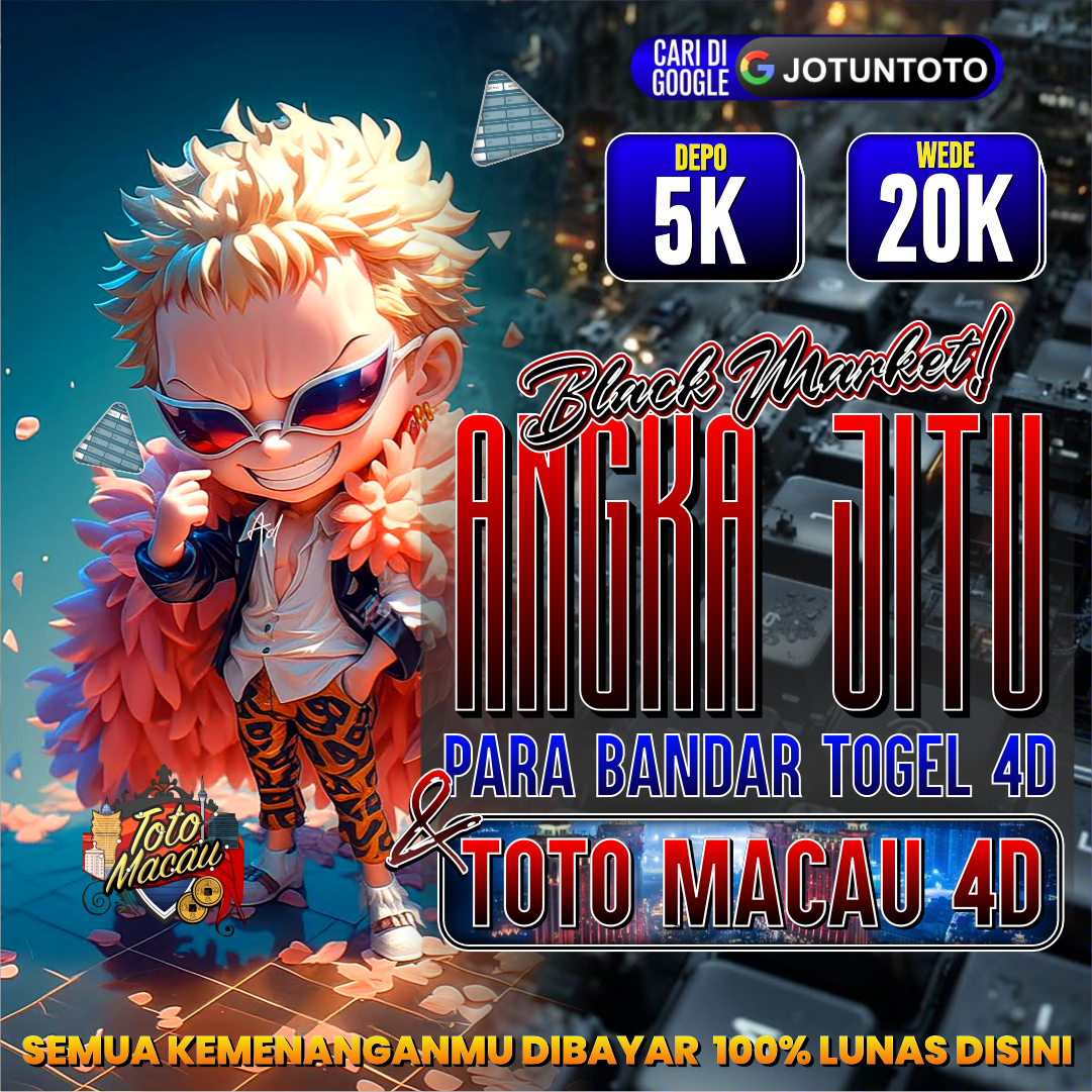 Black Market! πͺ JOTUNTOTO Angka Jitu Para Bandar Togel 4D & Bandar Toto Macau 4D