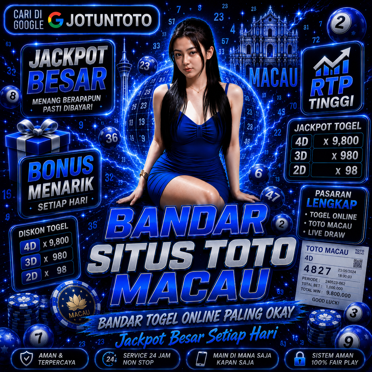 JOTUNTOTO >> Bandar Situs Toto Macau & Bandar Togel Online Paling Okay