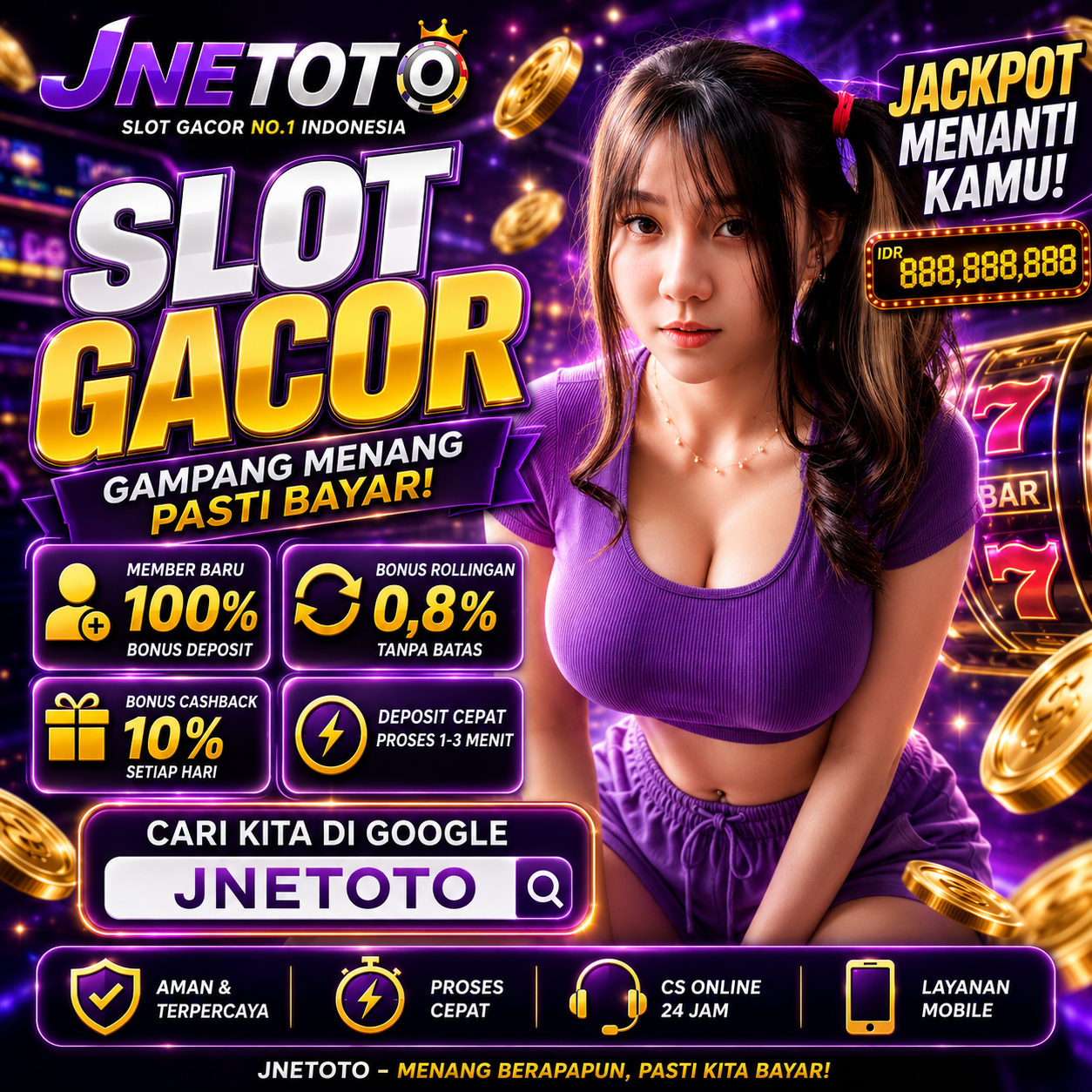 JNETOTO > Situs Slot Gacor - Bandar Slot Online Paling Aman & Nyaman! in Medan